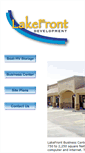 Mobile Screenshot of lakefrontstorage.com